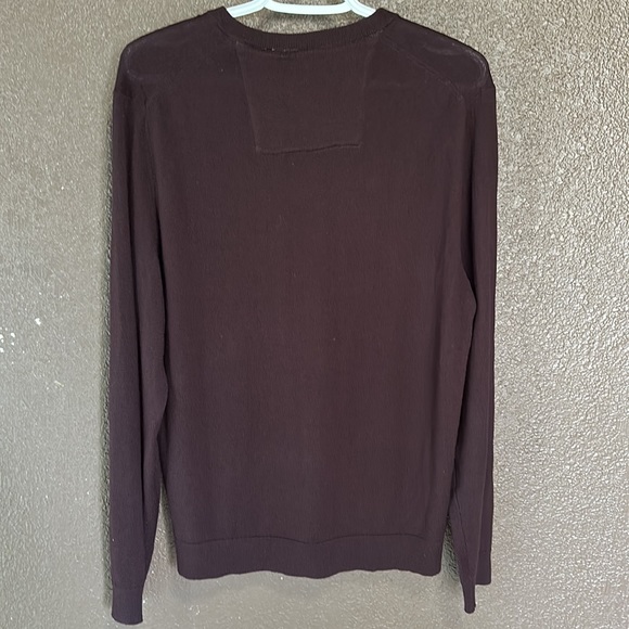 Calvin Klein Vneck Merino Wool Dress Sweater - Picture 5 of 5